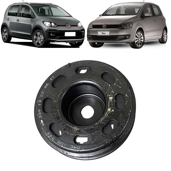 Polia Virabrequim Volkswagen Up! Fox Golf 1.0  2014 a 2021