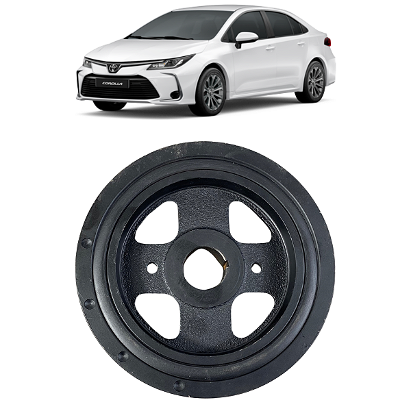 Polia Virabrequim Toyota Corolla 2.0 2015 2016 2017 a 2019