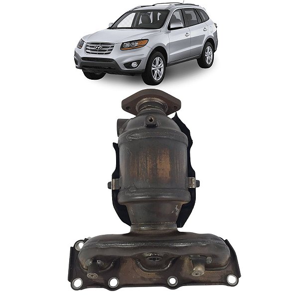 Catalizador Esquerdo Hyundai Santa Fe 3.5 2010 2011 2012