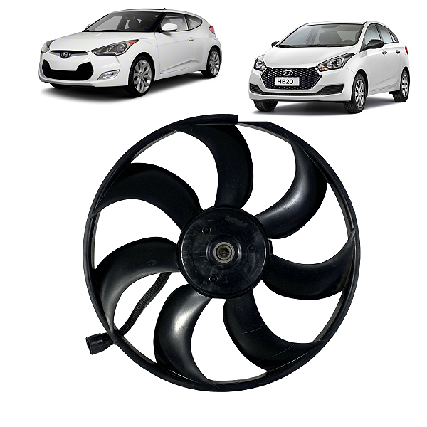 Eletroventilador Hyundai Veloster HB20 1.6 2012 2013 a 2018