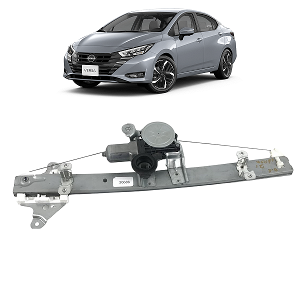 Máquina Vidro Elétrica Dianteira Direita Versa 2021 a 2024