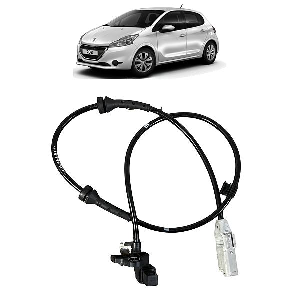 Sensor Abs Traseiro Peugeot 208 2013 2014 2015 2016 a 2020