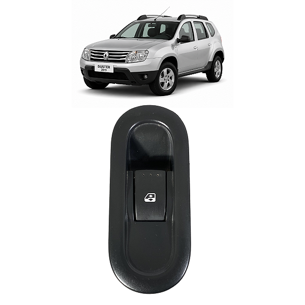 Botão Vidro Traseiro Esquerdo Renault Duster 2011 a 2015