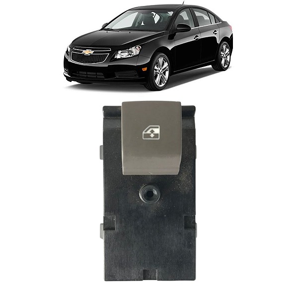 Botão Vidro Elétrico Traseiro Chevrolet Cruze 2016 2017 2018