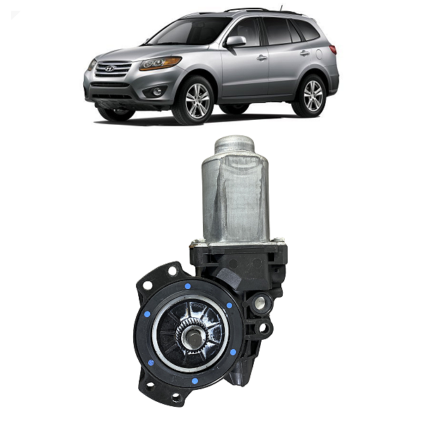 Motor Máquina Vidro Traseiro Direito Hyundai Santa Fe 2012