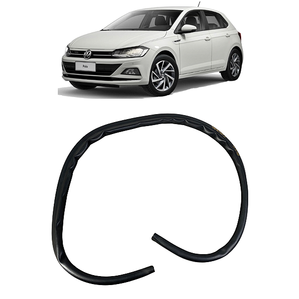 Borracha Vedação Churrasqueira VW Polo 2018 2019 2020 a 2022
