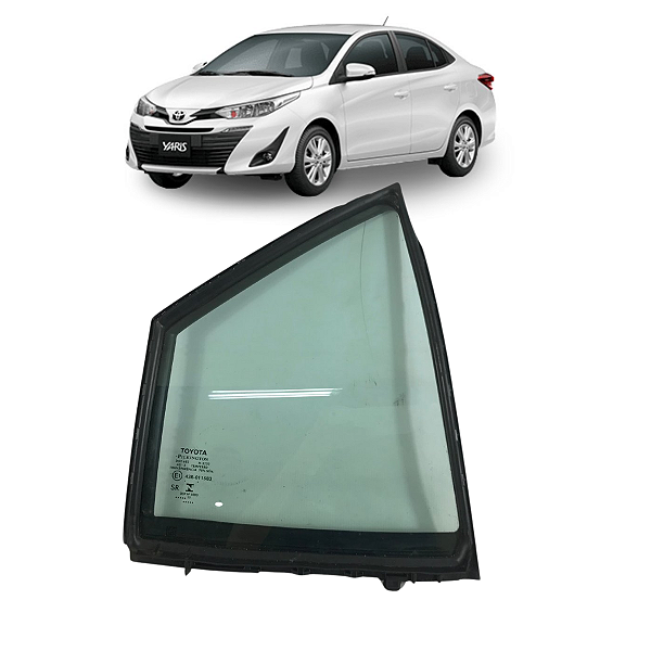Vidro Fixo Traseiro Direito Toyota Yaris 2020 2021 2022 2023
