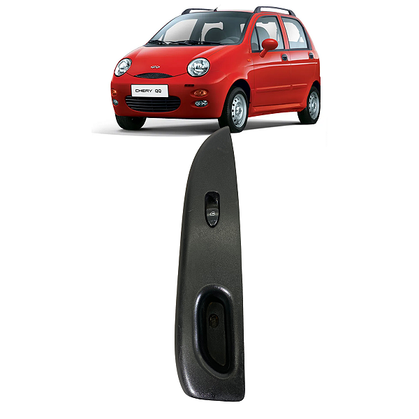 Botão Vidro Porta Dianteira Direita Chery QQ 2014 2015 2016