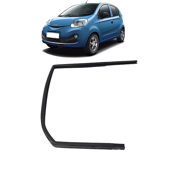 Canaleta Vidro Traseira Esquerda Chery QQ 2015 a 2020