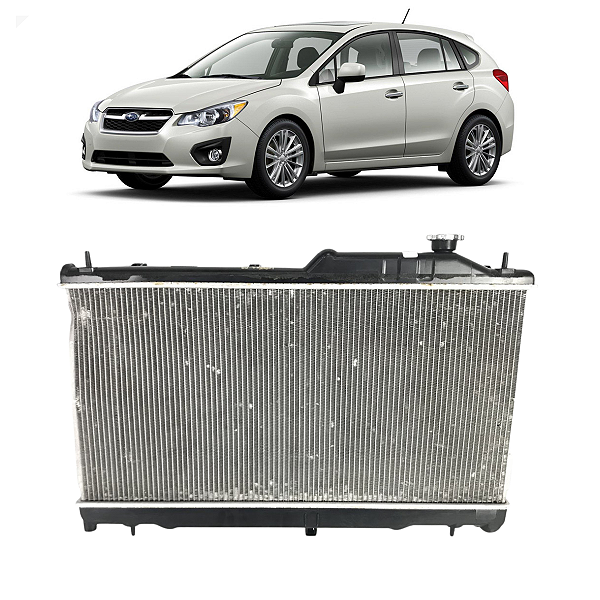 Radiador Subaru Impreza 2.0 2008 2009 2010 2011 2012 Detalhe