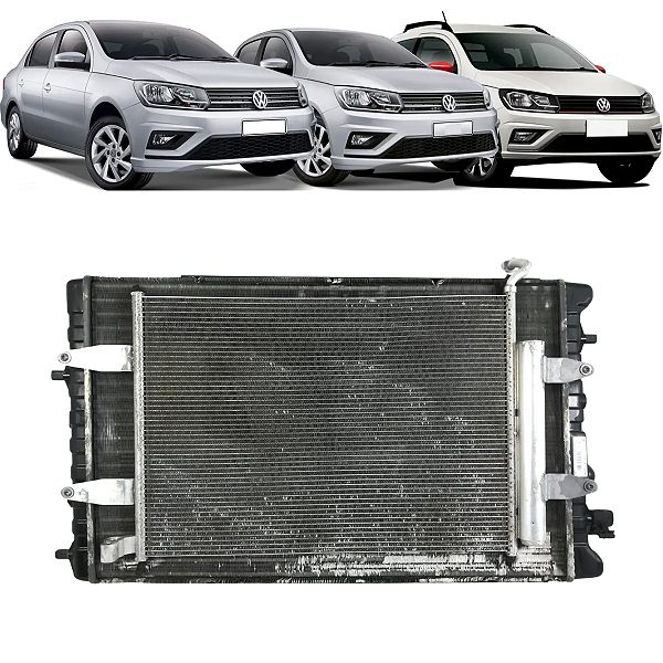 Kit Radiador Volkswagen Gol Voyage Saveiro 1.6 2016 a 2020
