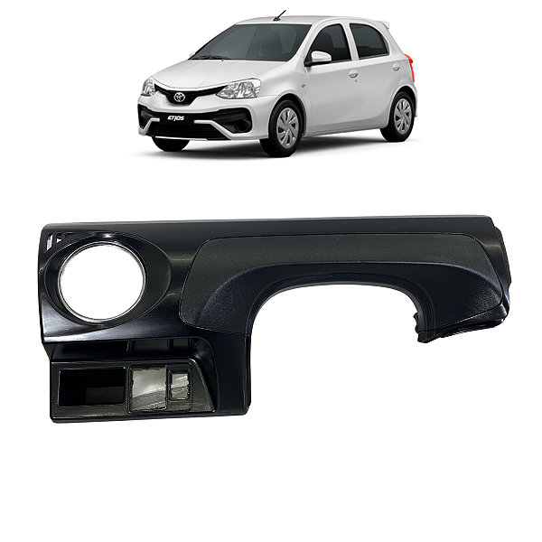 Moldura Painel Esquerda Toyota Etios 2017 2018 2019 2020