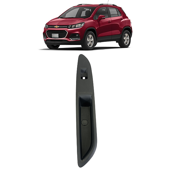 Moldura Botão Vidro Traseiro Esquerdo Chevrolet Tracker 2019