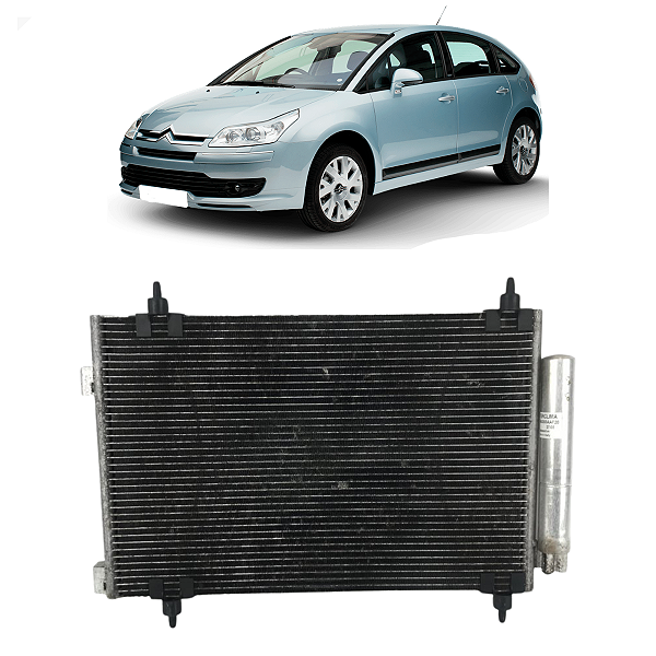 Condensador Ar Condicionado Citroën C4 Exclusive 2.0 2009