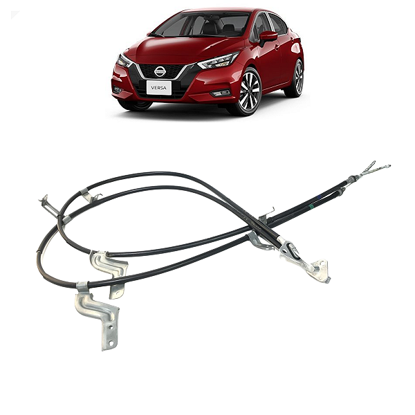Par Cabo Freio Mão Nissan Versa 2020 2021 2022 2023