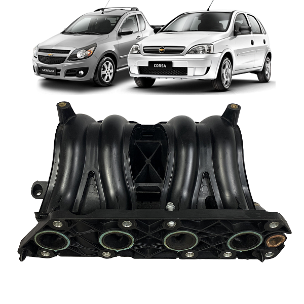 Coletor Admissão GM Corsa Montana Meriva 1.4 2008 a 2012