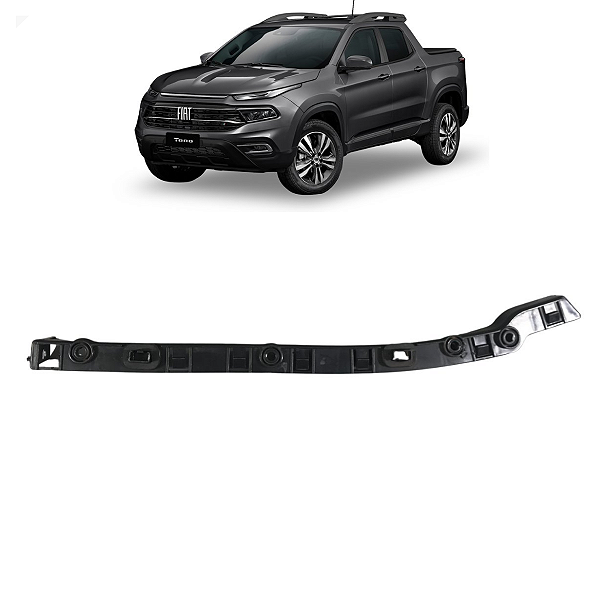 Guia Parachoque Traseiro Direito Fiat Toro 2021 2022 2023