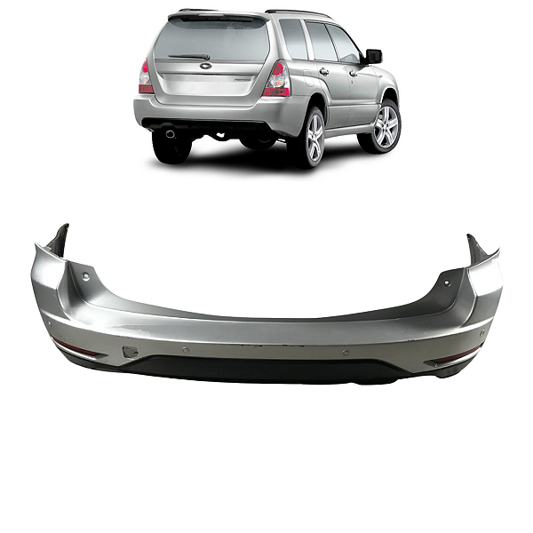 Parachoque Traseiro Subaru Forester 2.5 2008 2009 Detalhe