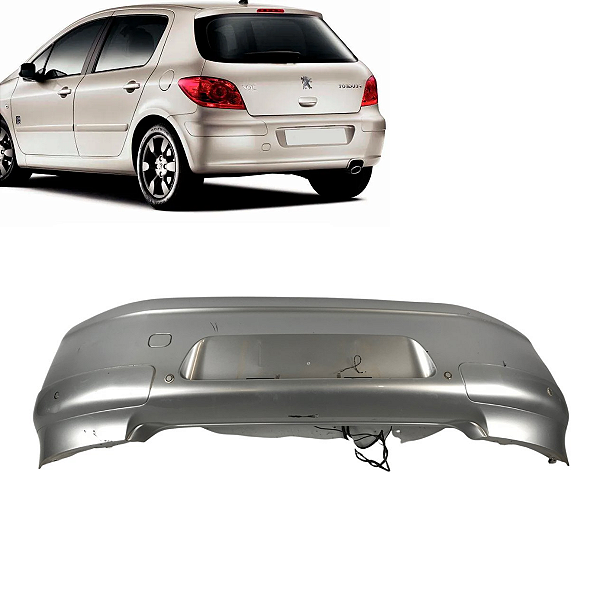 Parachoque Traseiro Peugeot 307 1.6 2011 2012 Detalhe