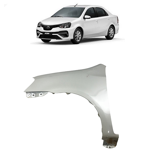 Paralama Esquerdo Toyota Etios Sedan 1.5 2020 2021 Detalhe