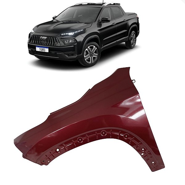 Paralama Esquerdo Fiat Toro 270 1.3 2021 2022 2023 Detalhe