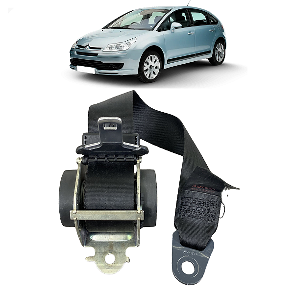 Cinto Traseiro Esquerdo Citroen C4 Exclusive 2007 a 2013
