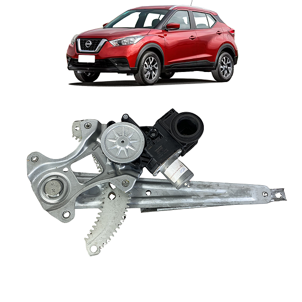 Máquina Vidro Traseira Direita Nissan Kicks 2017 2018 a 2024