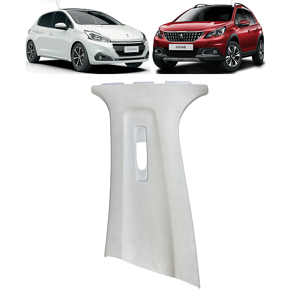 Acabamento Coluna Central Esquerda Peugeot 208 2008 2017