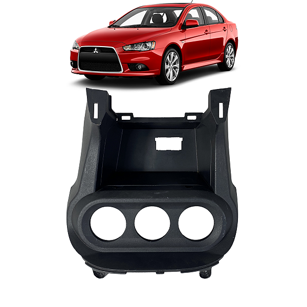 Moldura Painel Mitsubishi Lancer 2011 2012 2013 2014 a 2016