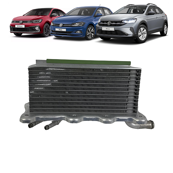 Radiador Trocador Calor VW Up! Polo Virtus Nivus Tsi 2018