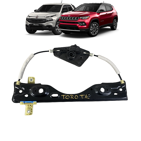 Máquina Vidro Traseira Esquerda Fiat Toro Compass 2018 2019