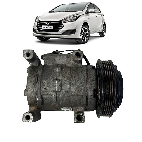 Compressor Ar Condicionado Hb20 Hb20s 1.0 3cc 2012 a 2019
