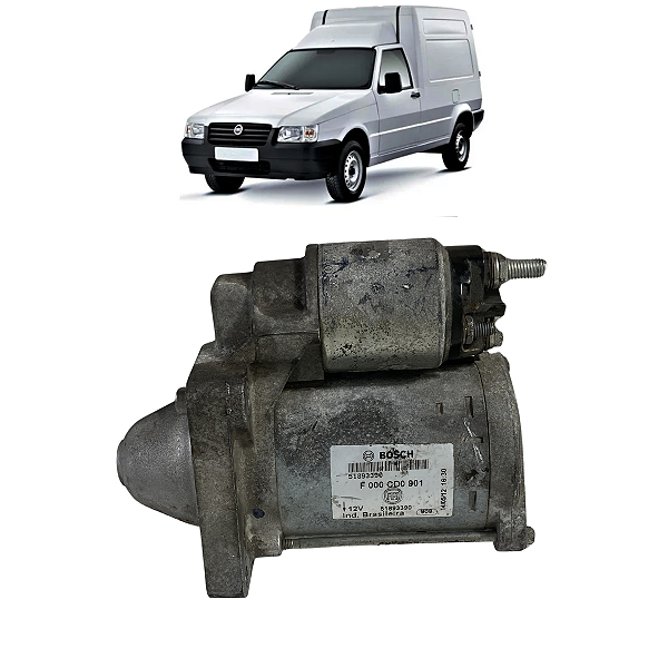 Motor Arranque Palio Fiorino Uno 1.4 Fire Evo 2012 a 2021
