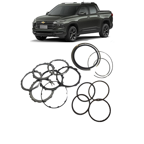 Jogo Anéis Cambio Chevrolet Montana 1.2 12V Ecotec 2023 2024