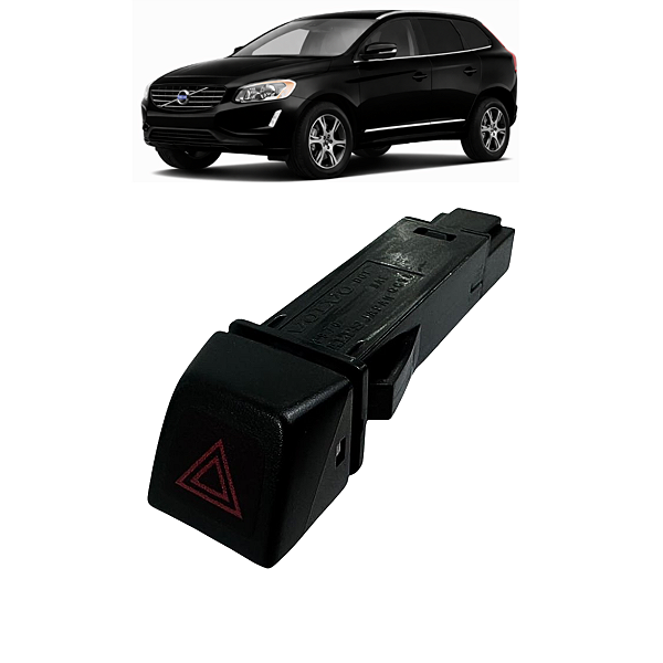 Botão Comando Pisca Alerta Volvo Xc60 T5 2009 2010 a 2015