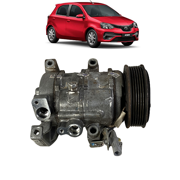 Compressor Ar Toyota Etios 1.3 1.5 2012 2013 2014 a 2024