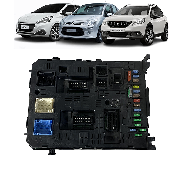 Caixa Fusível Peugeot 208 2008 Citroen C3 2017 2018 2019