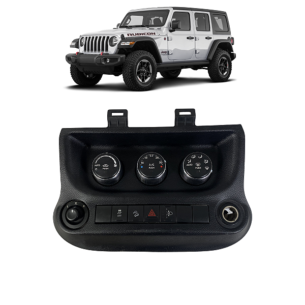 Painel Controle Ar Ar Jeep Wrangler Unlimited 2011 a 2018