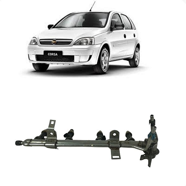 Flauta Bico Injetor Chevrolet Corsa Celta 1999 2000 a 2005