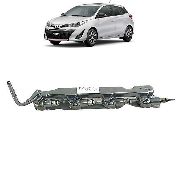 Flauta Bico Injetor Yaris Sedan XL 1.5 2019 2020 2021 a 2023