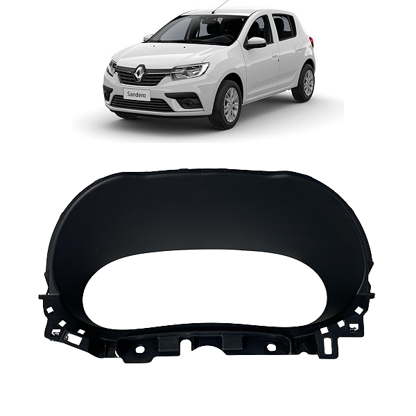 Moldura Painel Instrumento Renault Sandero 2008 2009 a 2014