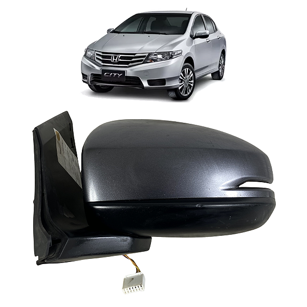 Retrovisor Elétrico Esquerdo Honda City 2019 2020 2021 2022