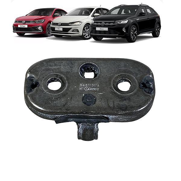 Batente Fechadura Porta Malas VW Nivus Virtus 2018 2019 2020