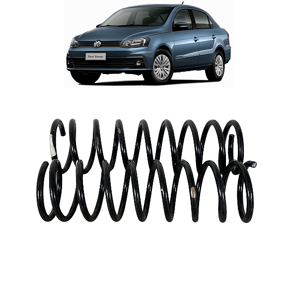 Par De Mola Traseira Volkswagen Voyage 1.6 2020 2021 2022