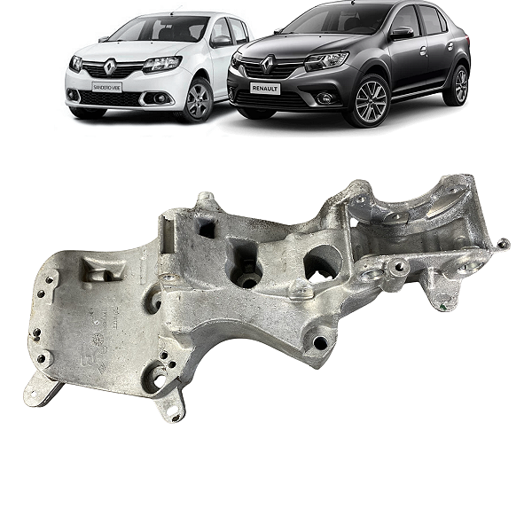 Suporte Alternador Compressor Renault Sandero Logan 2014