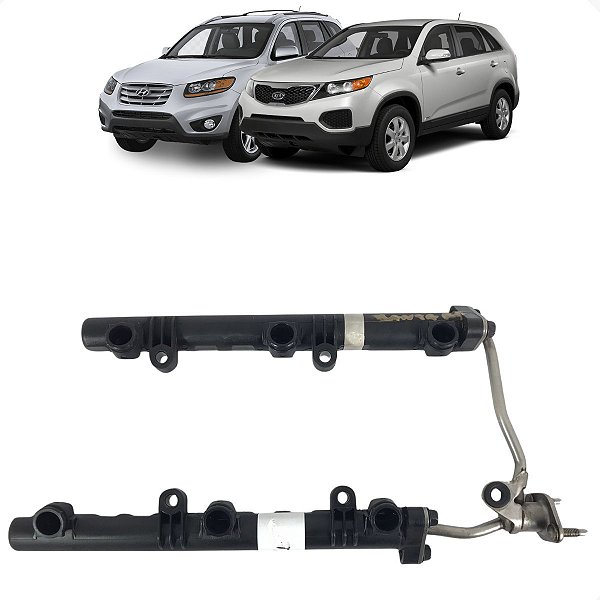 Flauta Bico Injetor Hyundai Santa Fe 3.5 2009 2010 2011 2012