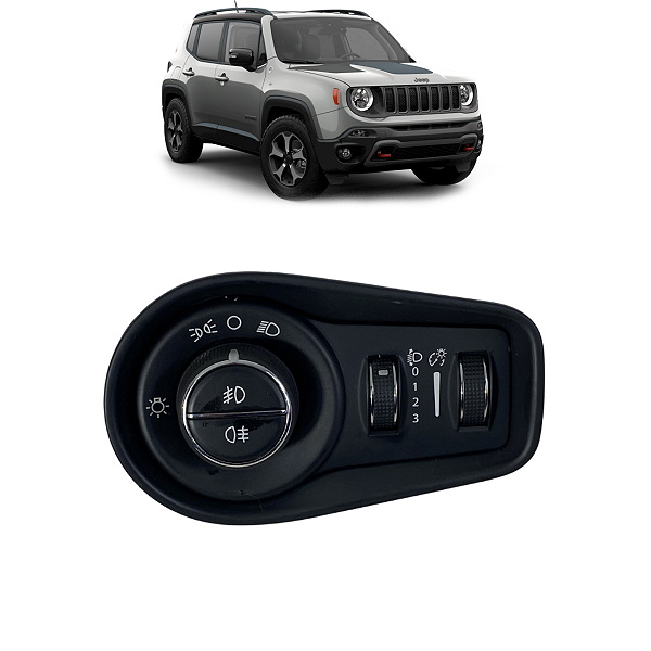 Comando Farol Jeep Renegade 2016 2017 2018 2019 2020 2021