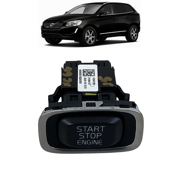 Botão Partida Start Stop Volvo Xc60 2012 2013 2014 a 2016