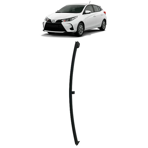 Guia Canaleta Vidro Traseiro Esquerdo Toyota Yaris 2023 2024