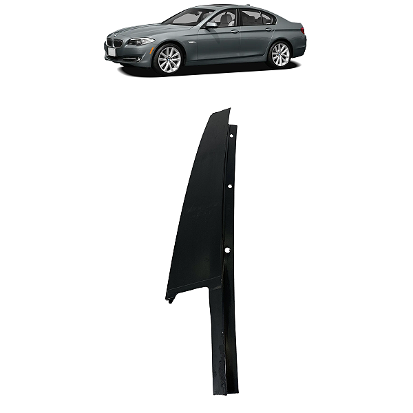 Moldura Friso Porta Traseira Esquerda BMW 535i 2010 2011